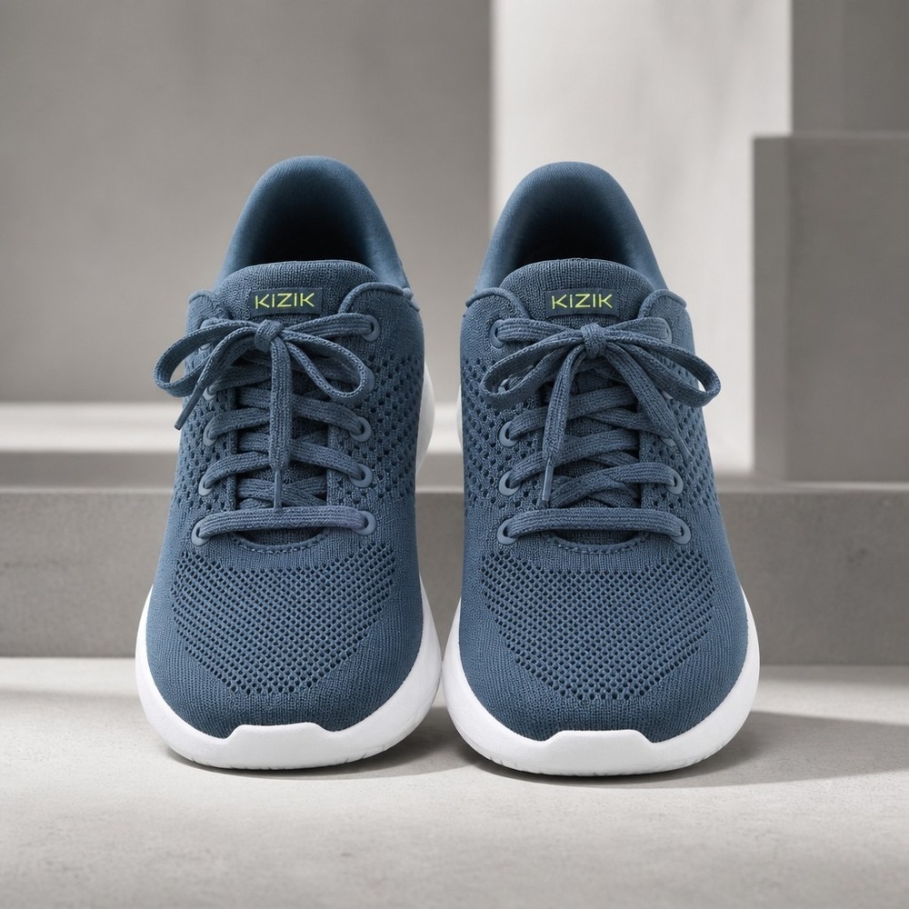 Kizik Hands-Free Lima Blue Mesh Walking Shoes Women's 6 /  M7.5 - Picture 3 of 11